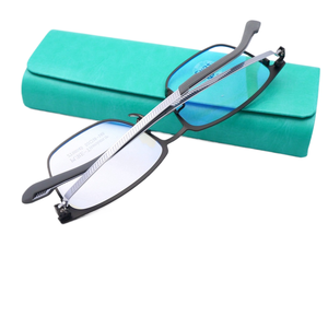 <span class=keywords><strong>Gafas</strong></span> Ópticas Rectangulares de Titanio Sólido de Alta Calidad 66045, Montura Completa IP, Unisex, para Uso con Receta, Diseño Elegante - Product Image 3