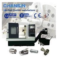 TCK56Y Tour CNC Fanuc Machine Conception de lit incliné horizontal Tour de fraisage avec traitement de grandes pièces robustes