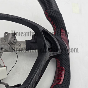 Popular Products Carbon Fiber Perforated Leather LED Steering Wheel Custom Fit for Infiniti G27 G37 <b>Car</b> Steering Wheel - Product Image 3
