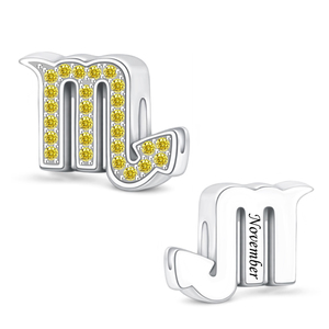 Ciondoli Pan in Argento con Simboli Zodiacali, Segni dell'<span class=keywords><strong>Oroscopo</strong></span>, Costellazioni e Mesi, Compatibili con Bracciali Originali, Gioielli per Compleanno, Berluque - Product Image 5
