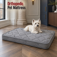Matelas orthopédique pour chien avec noyau de ressorts ensachés miniatures de 8 cm de hauteur et matelassage personnalisé pour literie pour animaux de compagnie sur mesure