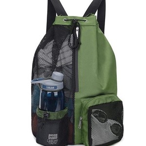 Sac de sport unisexe personnalisé en polyester Oxford imperméable avec cordon de serrage pour la natation, la gym, le fitness, les activités de plein air et la plage, portable, 47,9x16,5x32cm - Product Image 1