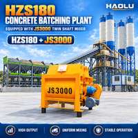 Centrale à béton HZS180 pour la production de béton à haute capacité et les projets de construction