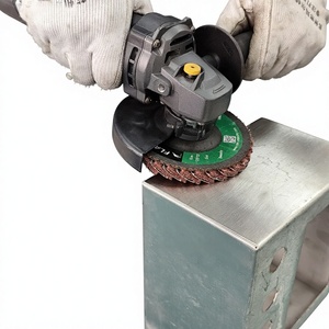 Aşındırıcı Paslanmaz Çelik Flap Disk 125mm Orta Sertlikte OEM Özelleştirilebilir Açılı Taşlama Makinesi Metal Parlatma İçin - Product Image 2