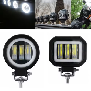 Nueva Luz de Trabajo LED Impermeable de 4 Pulgadas, 35W, 6000K, Lente 6D, 6500 Lúmenes para Auto, SUV, UTV, Todoterreno, Motocicleta, Camión, Niebla y Conducción - Product Image 4