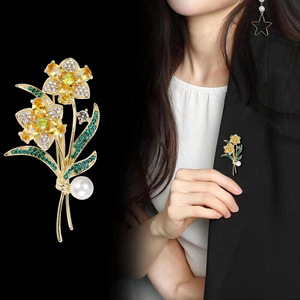 Novo Broche de Rosa Estilo Chinês Feminino, Elegante e Sofisticado, Acessório de Vestuário Anti-reflexo - Product Image 4