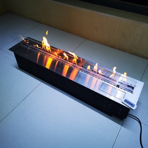 <span class=keywords><strong>Chimenea</strong></span> de <span class=keywords><strong>Bioetanol</strong></span> de Acero de 20/22/24 Litros con Control por WiFi, Diseño Interior Moderno para Uso en el Hogar y Hoteles - Product Image 3