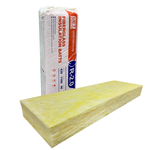 Rouleau de laine de verre ignifuge UET R15, épaisseur 3,5 pouces, pré-coupé, pour l'isolation des bâtiments à ossature bois - Product Image 2