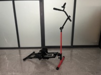 Nouveau 2 en 1 grimpeur Ski Machine réglable 3 niveaux escalier pas à pas pour entraînement à domicile avec support de téléphone