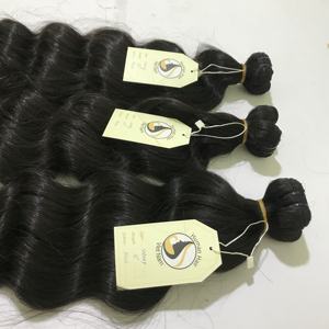 ผมต่อแบบเวอร์จินแท้ เกรดพรีเมียม คุณภาพสูง แบบซุปเปอร์ดับเบิ้ล  ลอนลึกแบบหลวมๆ  ลอนแบบเอ็กโซติก - Product Image 6