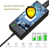 Chargeur de batterie pour trottinette électrique Kabbol 53,5V 2A KQI23 KQi2 KQi1 Pro avec adaptateur secteur et prise spéciale à 3 broches pour NIU KQi Air/Air