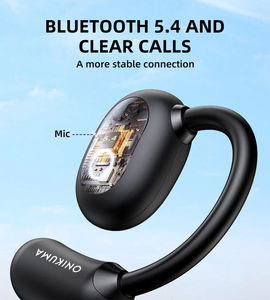 Audífonos Inalámbricos ONIKUMA T25, Auriculares Bluetooth de Diseño Abierto, Sonido Estéreo de Alta Fidelidad, Micrófono para Llamadas Nítidas, 30 Horas de Duración - Product Image 5