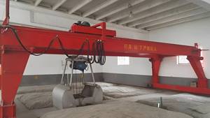 5 Tonnen 10 Tonnen 20 Tonnen elektrischer fester Brücken kran mit hydraulischem Greifer zum Heben großer Mengen von Schüttgütern aus Schrott - Product Image 6