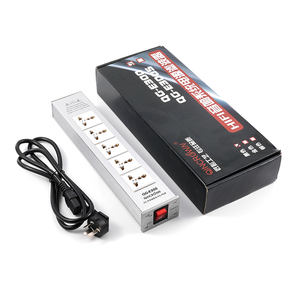 Conditionneur de puissance audio haute fidélité 10A 50-60KHz, filtre de puissance CA pour table, 5 prises, prises de courant Hi-Fi, QINCROWN - Product Image 6