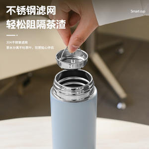 Premium Stainless Steel Insulated <b>Water</b> <b>Bottle</b> Straight Cup 304 Steel Large Capacity For Business Gifts Men Women - Product Image 2