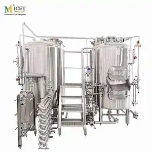 Attrezzature per la produzione di birra brewpub da 500l per ristoranti in vendita