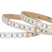 Bande LED DC12V 24V 5050 RGBW RGBWW 30 60 72 84 96 120 LED/M 4 couleurs en 1 puce Bande LED flexible
