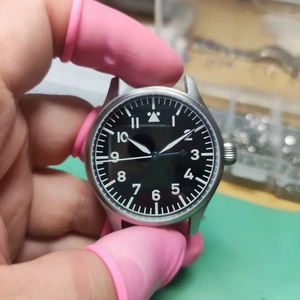 Tự động sang trọng thí điểm xem pt5000 phong trào loại-b loại-một màu đen quay số 40mm trường hợp không thấm nước 100m Chiều Sâu 22mm chiều rộng - Product Image 2