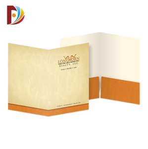 Папка для документов формата А3/А4 с двумя карманами, с возможностью печати логотипа, с ламинированием из крафт-бумаги и печатью на пленке - Product Image 5