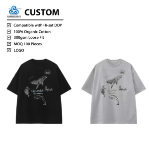 Camisetas Personalizadas con Logotipo, de Tela Jersey, Negras y <span class=keywords><strong>Blancas</strong></span>, para <span class=keywords><strong>Hombre</strong></span>, Corte Holgado, Transpirables, Anti-Pilling, para Uso Diario, Casual, Fines de Semana - Product Image 1