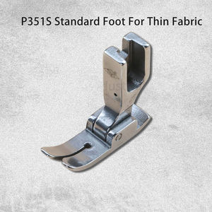 P351S Pie estándar <span class=keywords><strong>para</strong></span> tela fina que se adapta a todas las máquinas de <span class=keywords><strong>coser</strong></span> industriales de punto de cadeneta de una sola <span class=keywords><strong>aguja</strong></span> JUKI BROTHER Accesorios de costura - Product Image 1