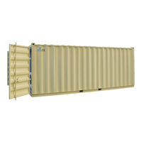 40ft 20ft Container Vriezer Verse Koude Kamer Gecontainerde Koude Opslagruimte Voor Fruit Groenten Vis Rundvlees Aardappelwinkel