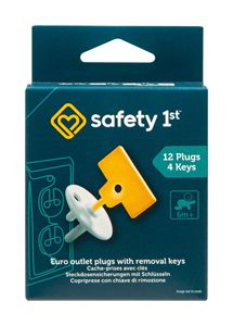 Prises de sécurité européennes en plastique pour la maison avec clé amovible pour les enfants de 6 mois à 4 ans - Product Image 2