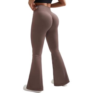 FOXA Fleece Lined <b>Flare</b> <b>Leggings</b> High Waisted Butt Lifting Yoga Pants Women's Tummy Control Shapewear - Product Image 1