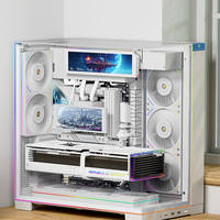 Boîtier de PC de jeu Thermalright TROFEO VISION avec rétroéclairage ARGB, USB magnétique, écran LCD secondaire 16:9 pour affichage des informations du CPU et du GPU