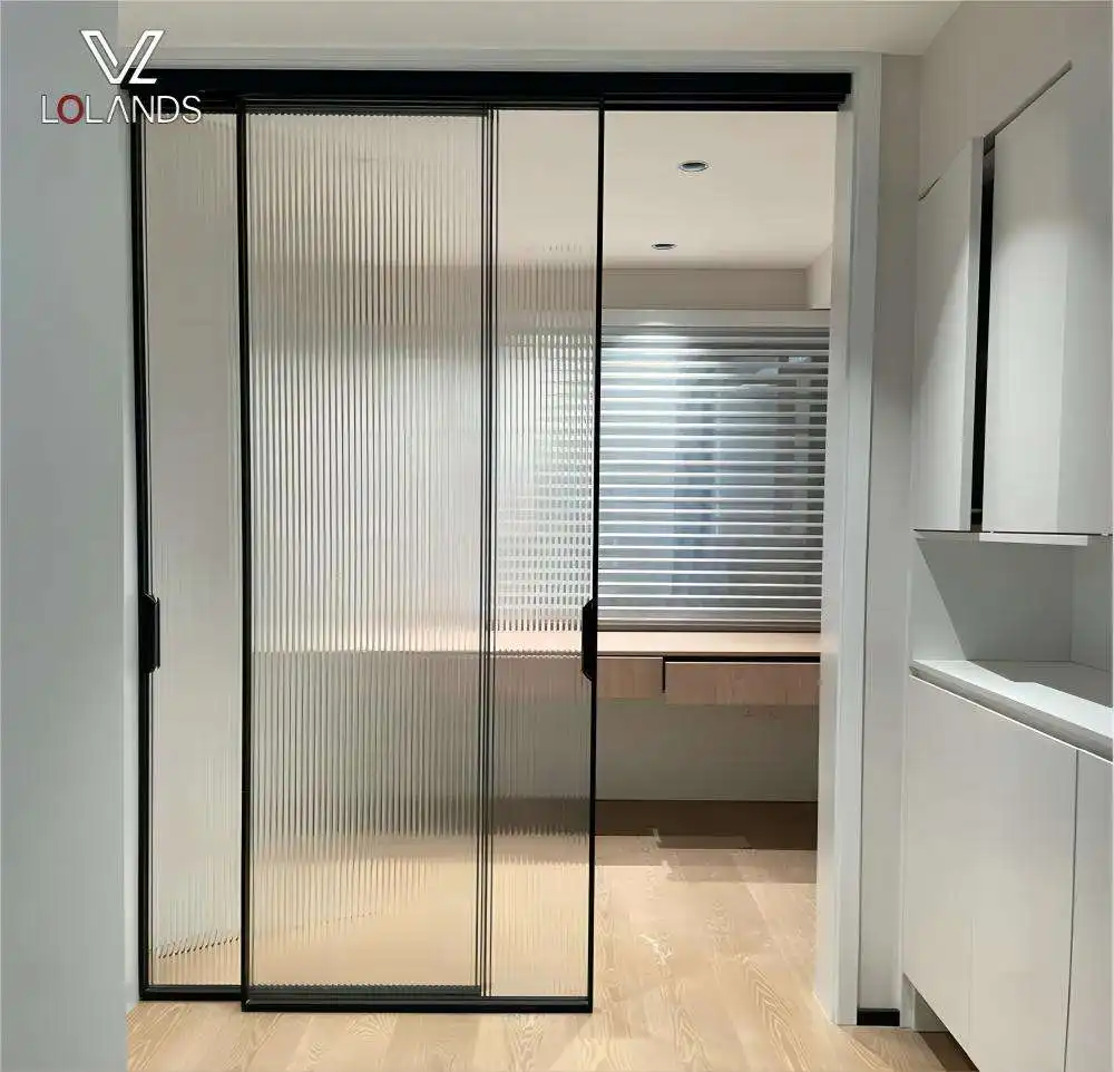 Puerta corredera de aluminio de buena calidad, armario automático, sistema de puertas de ducha, puerta corredera de cristal