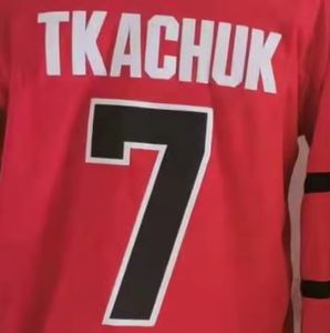 Envío Directo, Jersey de Hockey Nacional Rojo Cosido de Brady Tkachuk de Ottawa - Product Image 1