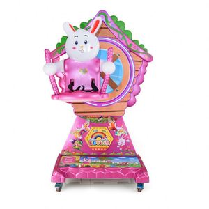 Nueva Casa de Juegos Eléctrica Operada con Monedas para Niños, con Rueda de la Fortuna, Coche de Juguete Circular y Máquina de Columpio con Música MP3 - Product Image 3