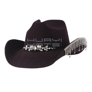 Huayi phương Tây Mũ thời trang cowgril mũ làm từ tốt nhất cảm thấy mũ cao bồi - Product Image 4