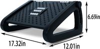 Le plus récent tabouret repose-pieds sous le bureau Repose-pieds réglable haut et bas avec texture de massage et rouleau