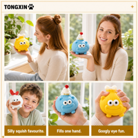Jouet Squishy en Argile Bleu Croustillant en Forme d'Oignon TONGXIN, Jouets Squishies en Gros, Jouets à Presser en Gros pour la Maison