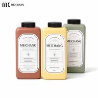 Bouteille de poudre pour bébé en HDPE de 350 ml avec bouchon tamis pour l'emballage de poudre de talc pour bébé