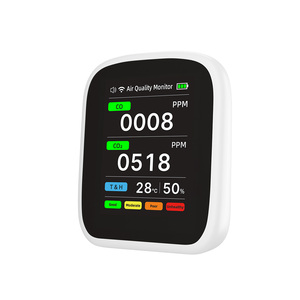 New Tuya 4 In 1 CO2 CO Air Quality Detector CO2 Monitor CO Monitor Home Office <b>Gas</b> Analyzer