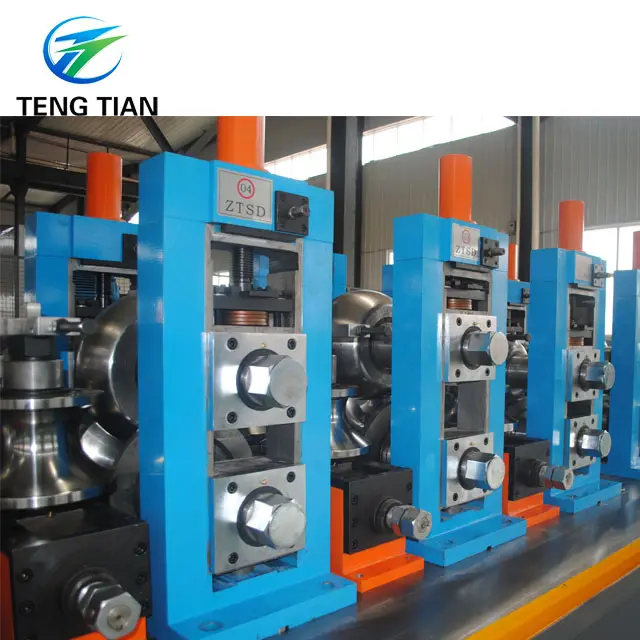 HG130 High-Frequency Welded Pipe Making Machine for Sale Italy Direct forming tube mill Square Rectangular steel tube forming