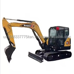 รถขุดขนาดเล็ก 6 ตัน มือสอง ยี่ห้อ Sany รุ่น SY60C-10 รถตักดินแบบตีนตะขาบ ปี 2023 เครื่องยนต์ดีเซล รับประกัน 12 เดือน ขาย - Product Image 1