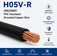 H05V-R Mehradriges Kupferleiterkabel PVC-Isoliert 300/500V Elektrisches Installationskabel