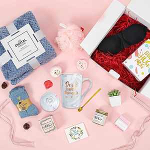 Prix d'usine, se sentir mieux bientôt, cadeaux panier tasse à café, paquet d'entretien avec <span class=keywords><strong>carte</strong></span> Get Well Soon pour femmes, ensemble <span class=keywords><strong>cadeau</strong></span> - Product Image 5