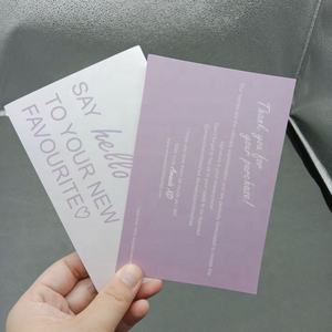 Kartu Ucapan Mewah Kustom 400gsm 800gsm Kartu Terima Kasih untuk Promosi - Product Image 4