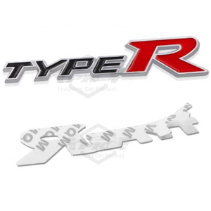Nouveauté Décoration de voiture Logo 3D en métal Type R Emblème de calandre avant Autocollant de coffre arrière Badge pour <span class=keywords><strong>Honda</strong></span> Civic TYPER CRV HRV Fit - Product Image 6
