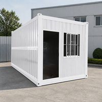 Kit de maison conteneur DIY, préfabriquée, pliable et extensible, avec électricité solaire pour bureau de jardin