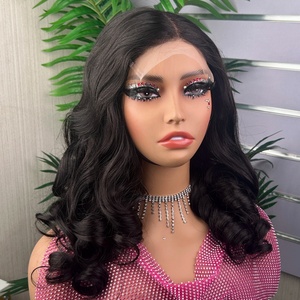 Peluca de Cabello Humano de Alta Calidad, Sin Pegamento, con Rizos Sueltos y Voluminosos, SDD Super Double Drawn, 5*5, 300% de Densidad - Product Image 6