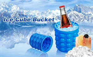 Cấp thực phẩm nhựa Xô đá với nắp-xách tay đóng chai nước giải khát mát, Silicone TPR thiết kế, sáng tạo icemaker khái niệm - Product Image 6