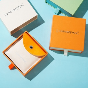 Lionwrapack Cajón personalizado Joyero de papel Pulsera Collier Bague doreille Bijoux Emballage <span class=keywords><strong>Boite</strong></span> Set - Product Image 3