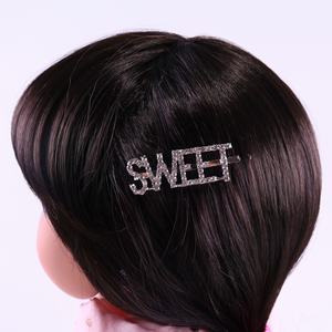 Pasadores de Pelo con Letras y Diamantes, Pinzas Metálicas para el Cabello, Accesorio para Niños, Ideal para Fiestas - Product Image 4