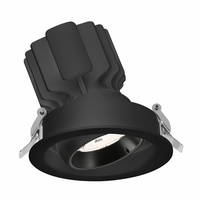 Haut de gamme 12W 20W 30W Anti-éblouissement LED Downlight Villa hôtel maison dissimulé bord étroit éclairage aluminium lampe corps réglable