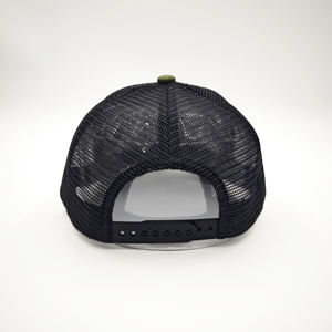 Gorra Trucker Richardson 112 OEM al por mayor, deportiva de verano, transpirable, de malla, con visera curva de algodón, parche de cuero y etiqueta plegada. - Product Image 5